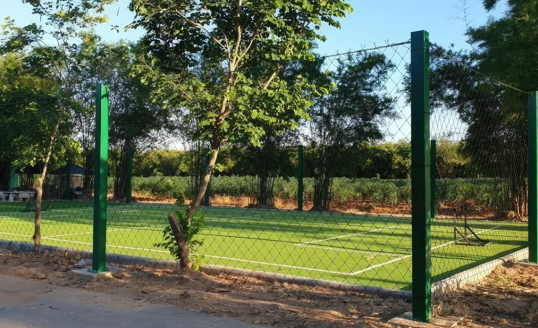 Artificial Football Field and Play Area at Boonchoo School CSR charity project